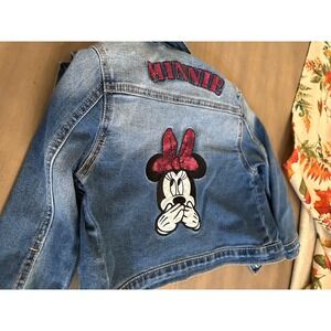 Disney At Primark Minnie Mouse Jean Jacket Size 3-4